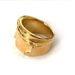 New MAYAMAR Elegant Gold chunky Ring
